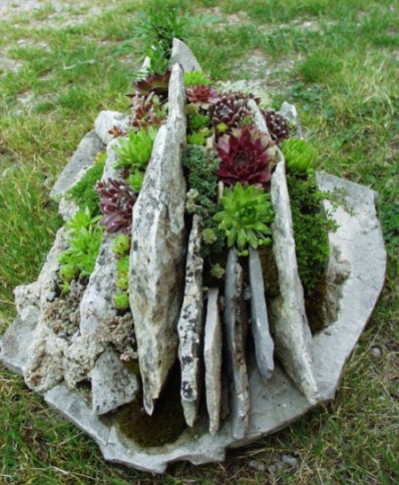 Stone planter